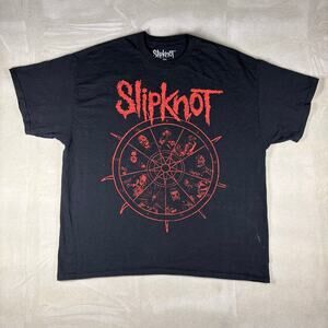 Slipknot Band T Shirt XXL Black Red Graphic Heavy Metal Rock Tour Tee 2021